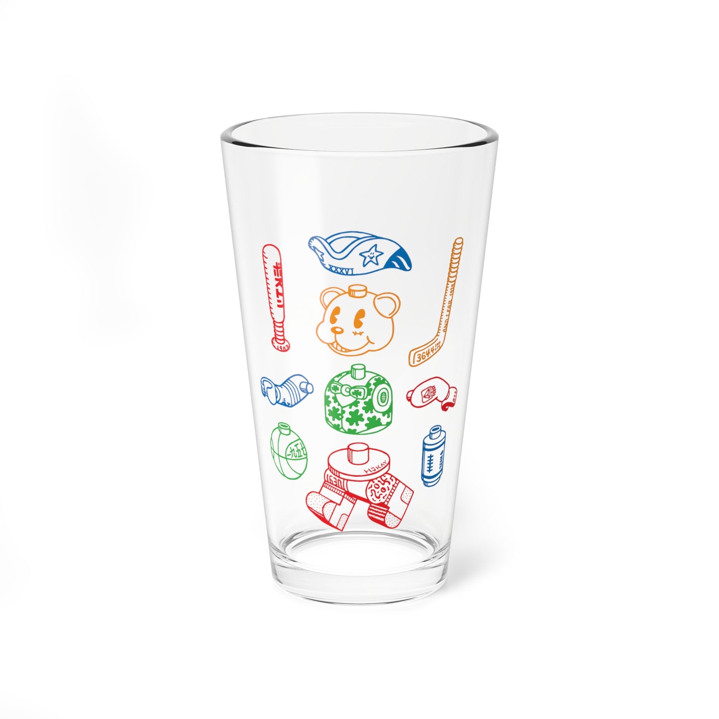 Build-A-Boston Pint Glass 16oz