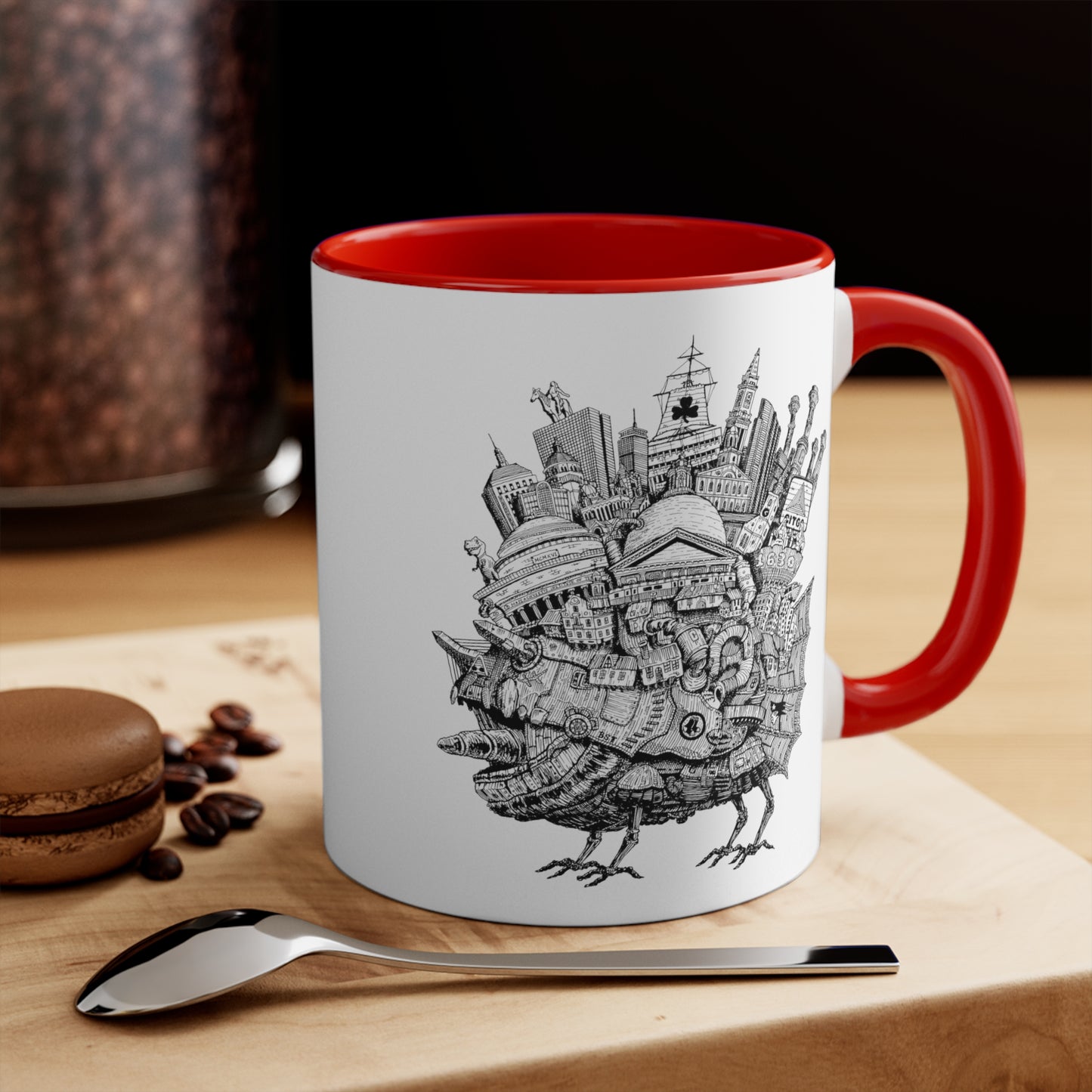 Boston's Moving City, Accent Mugs