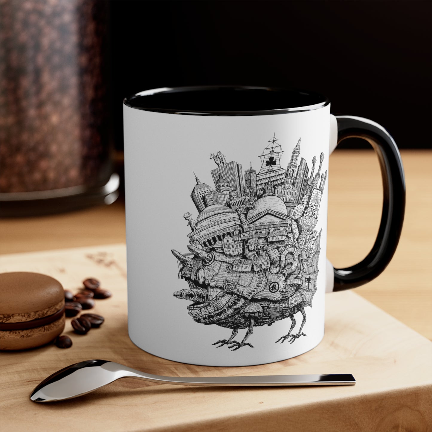 Boston's Moving City, Accent Mugs