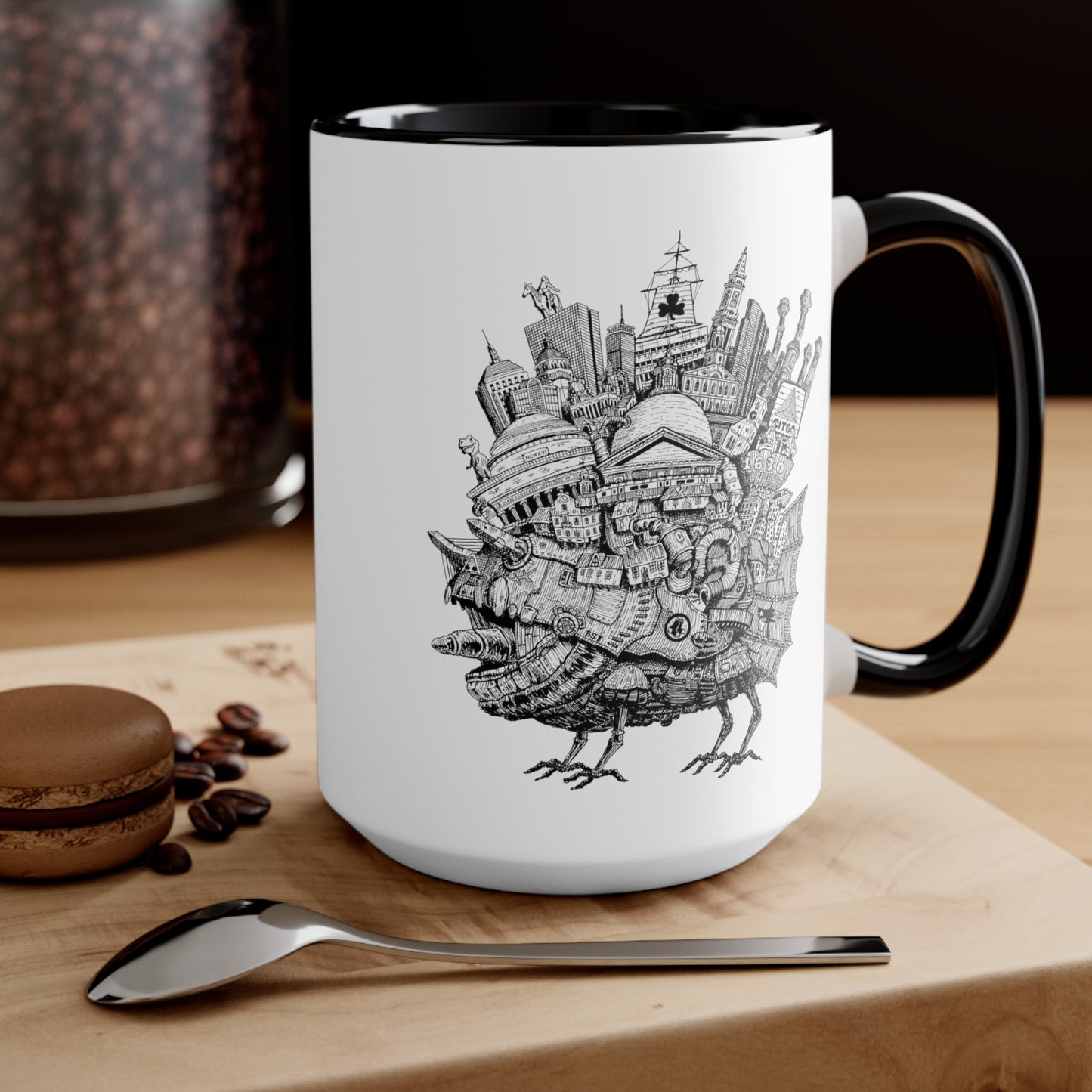 Boston's Moving City, Accent Mugs