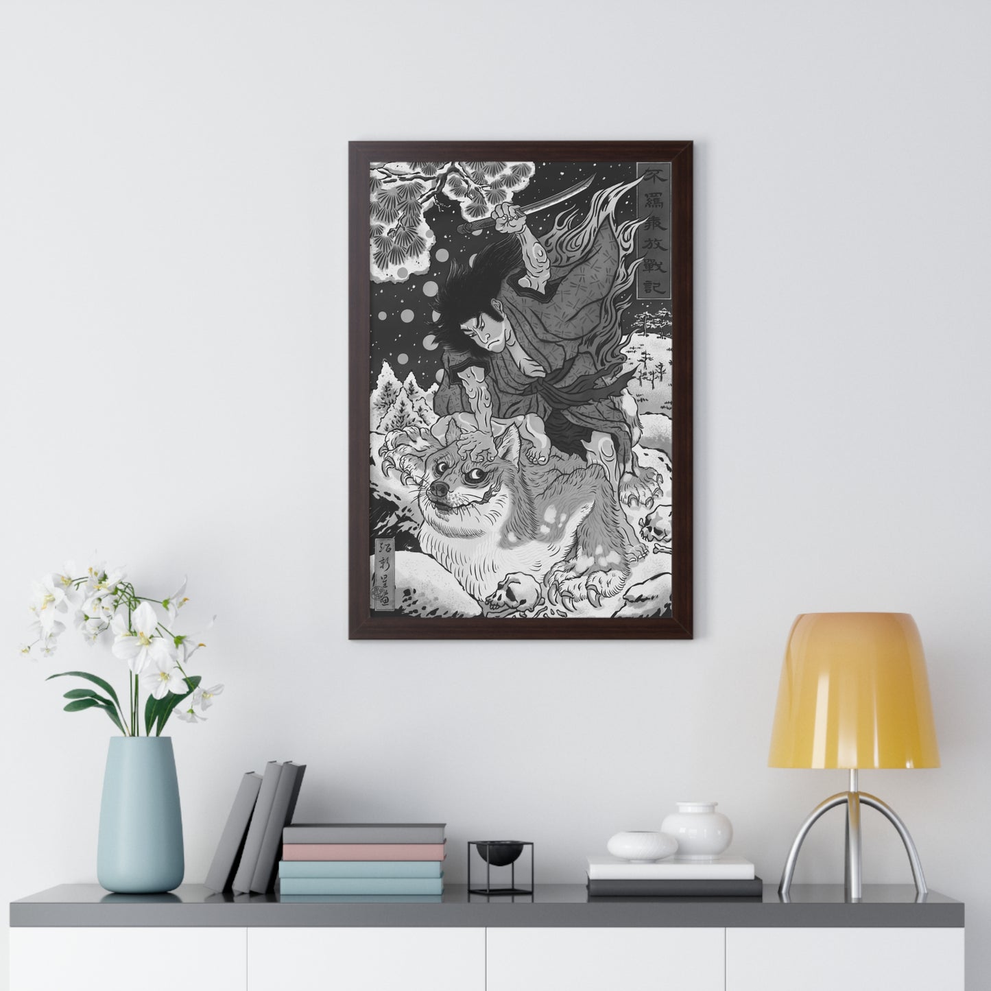 "Freedom War Chronicles - Past" Framed Poster